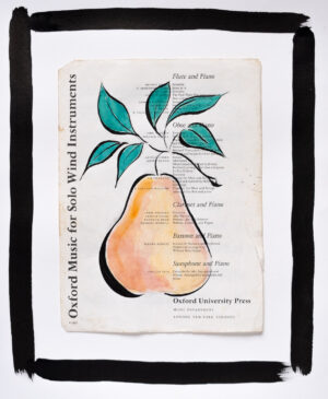 Oxford Pear - Original Signed Ink Painting