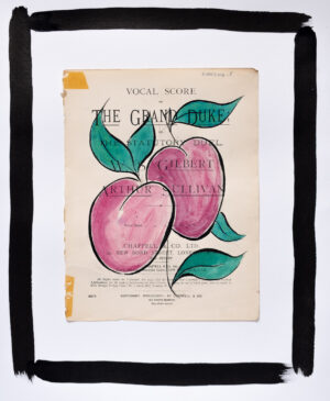 The Grand Duke Plums - Original Signed Ink Painting