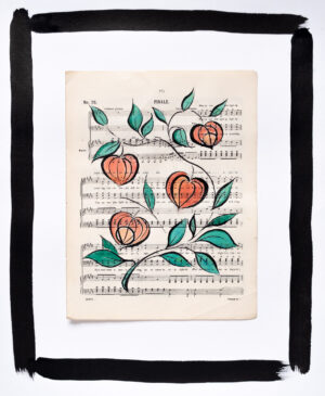 Finale Physalis - Original Signed Ink Painting