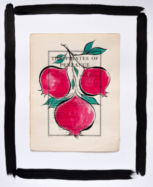 The Pirates of Penzance Pomegranates - Original Signed Ink Painting